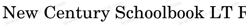 New Century Schoolbook LT Roman字体转换